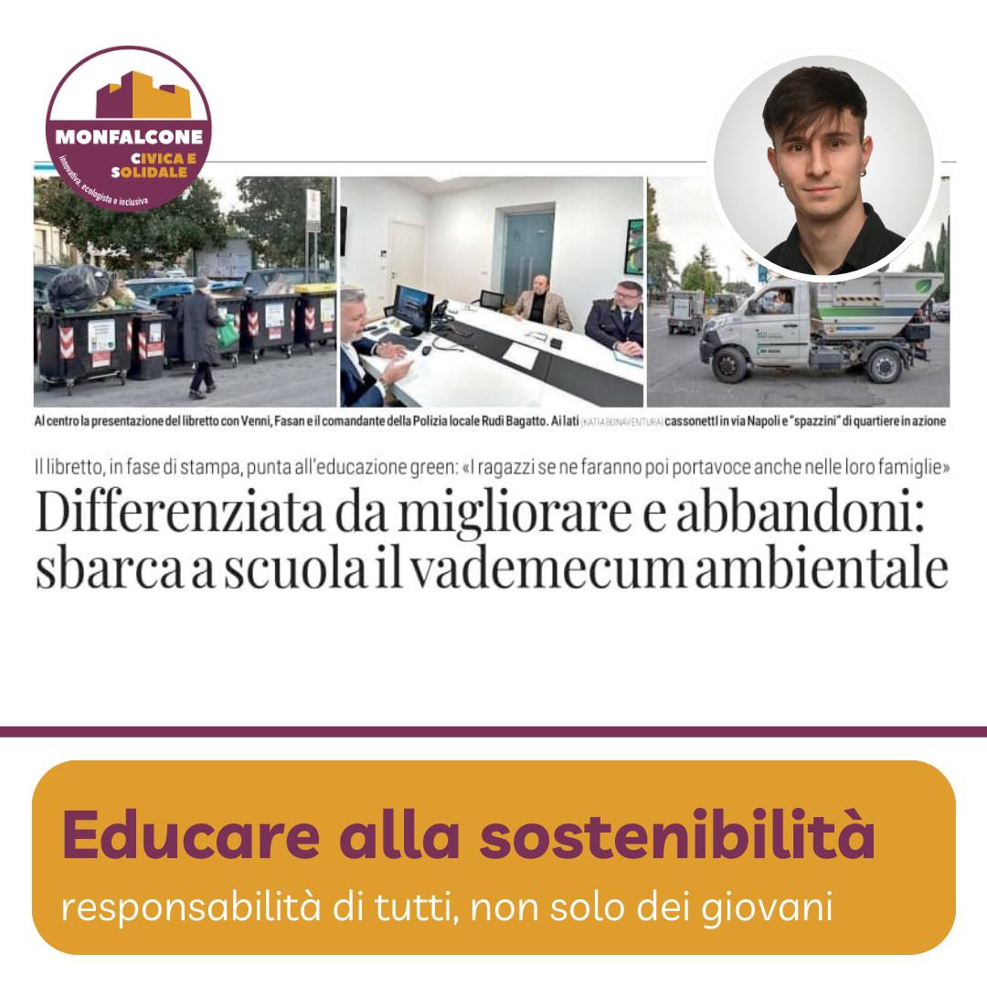 Scopri di più sull'articolo Educare alla sostenibilità: responsabilità di tutti, non solo dei giovani