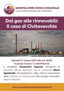 Scopri di più sull'articolo Dal gas alle rinnovabili: Il caso di Civitavecchia