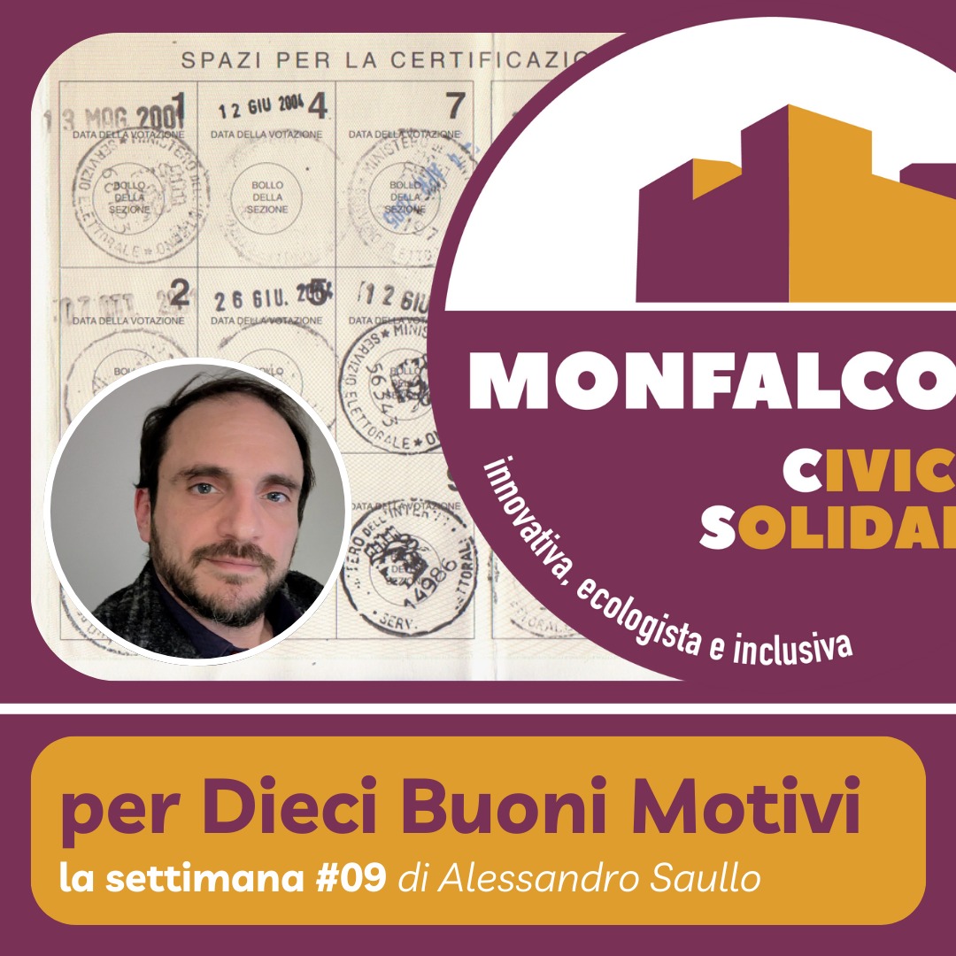 Scopri di più sull'articolo Per Dieci Buoni motivi